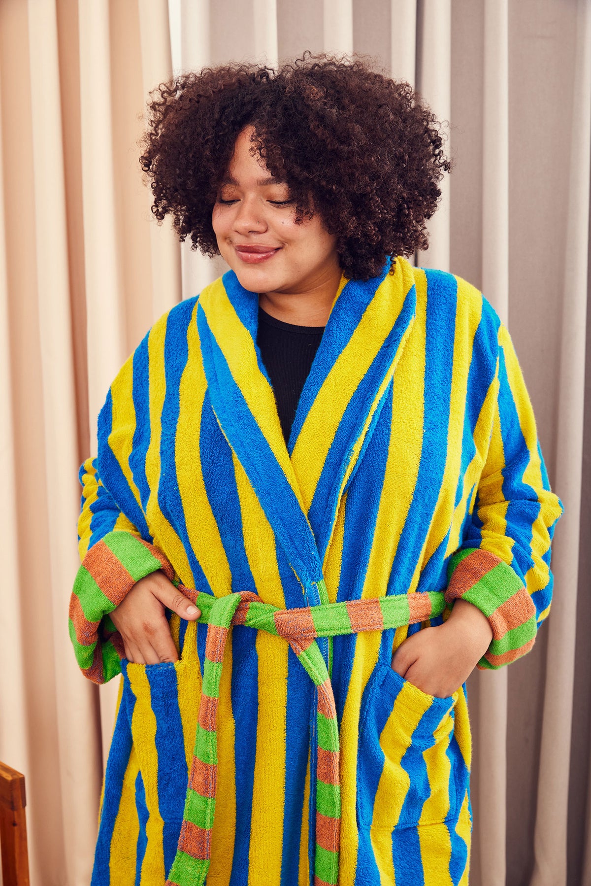 Reef Stripe Bathrobe