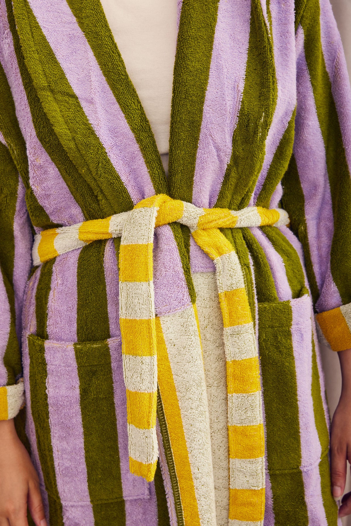 Sea Stripe Bathrobe