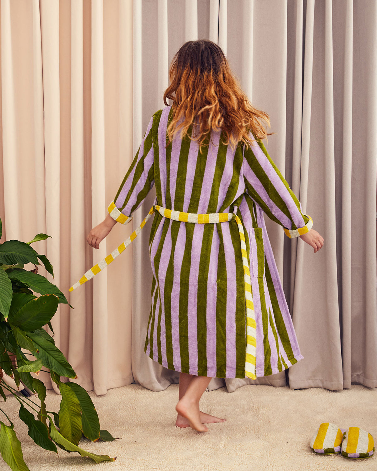 Sea Stripe Bathrobe