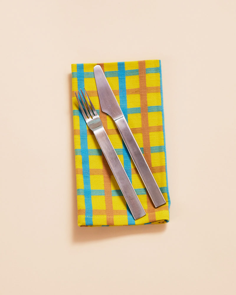 Woven Plaid Napkins
