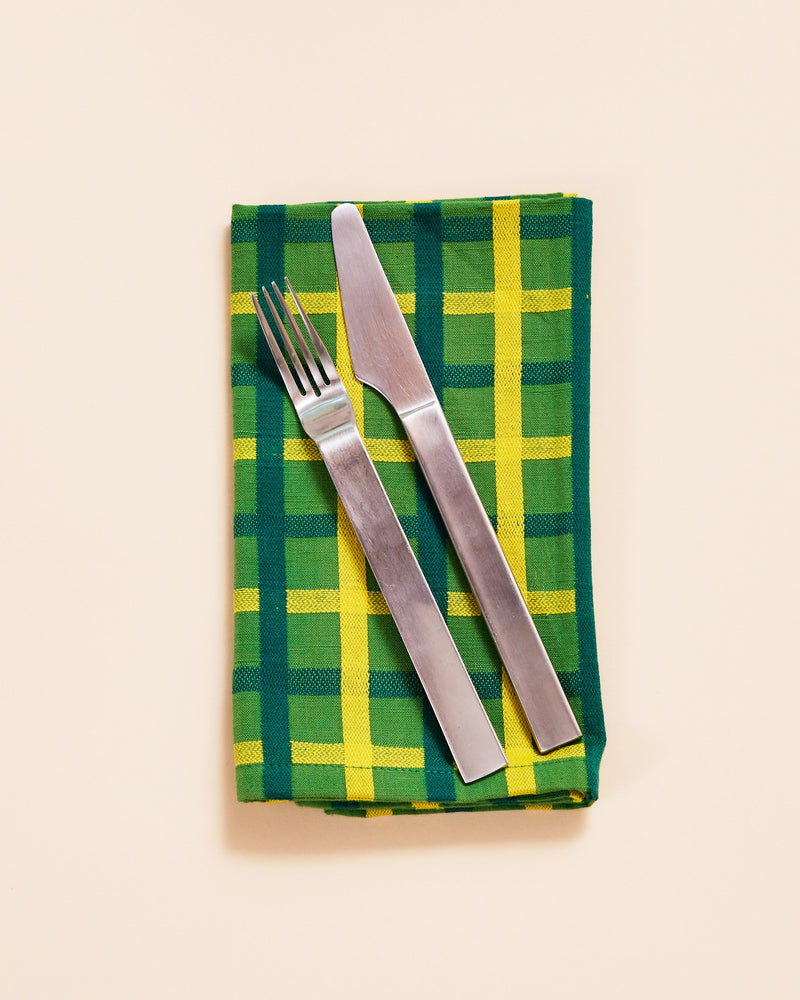 Woven Plaid Napkins
