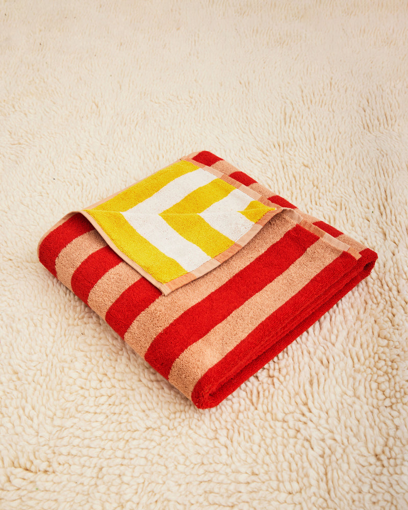 Candy Stripe Bath Towel