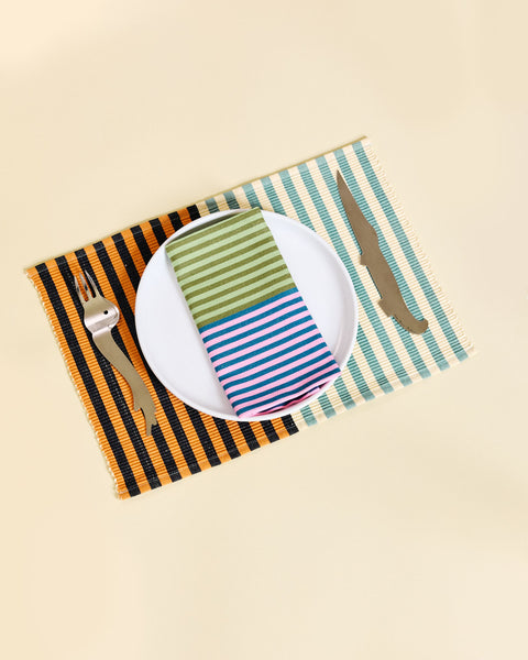 Duo Stripe Placemats - Set of 4 (Mixed)