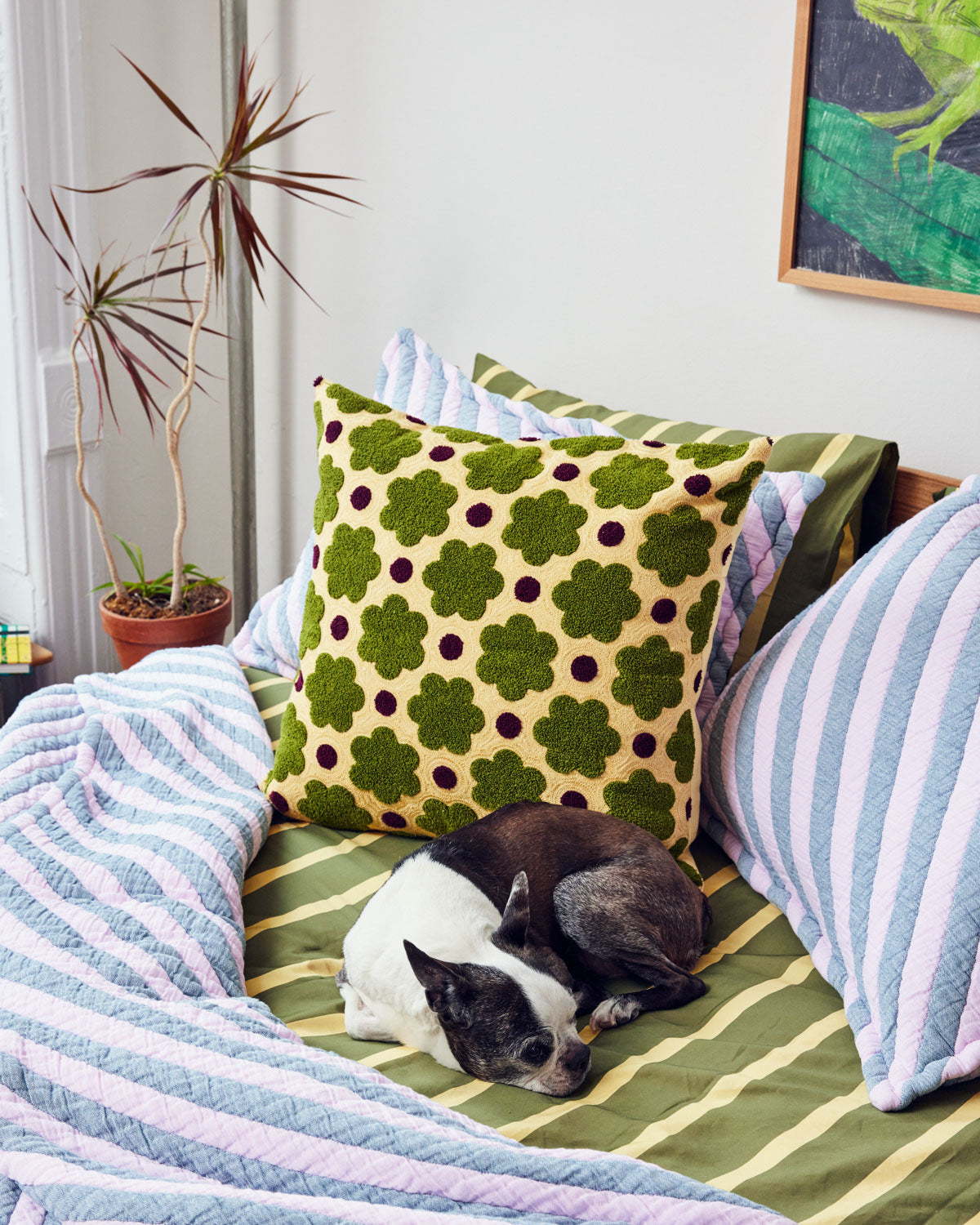 DUSEN DUSENベッドカバー Check Coverlet Set | Dusen Dusen