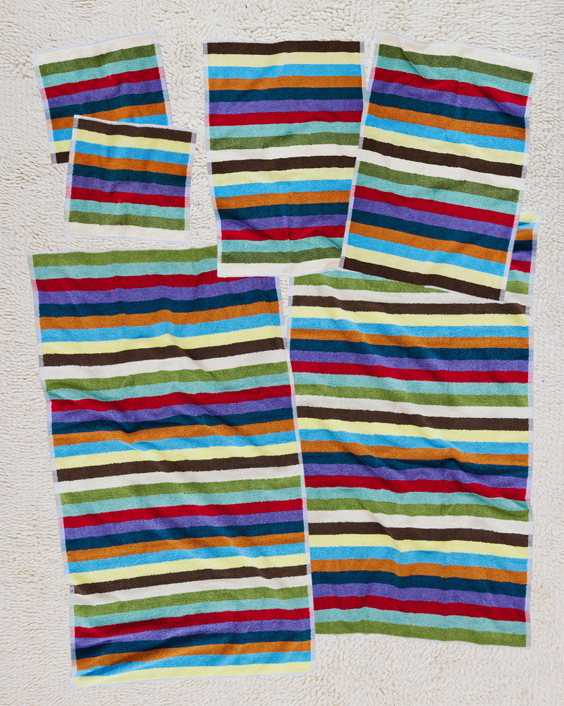 Hummingbird Stripe Towels