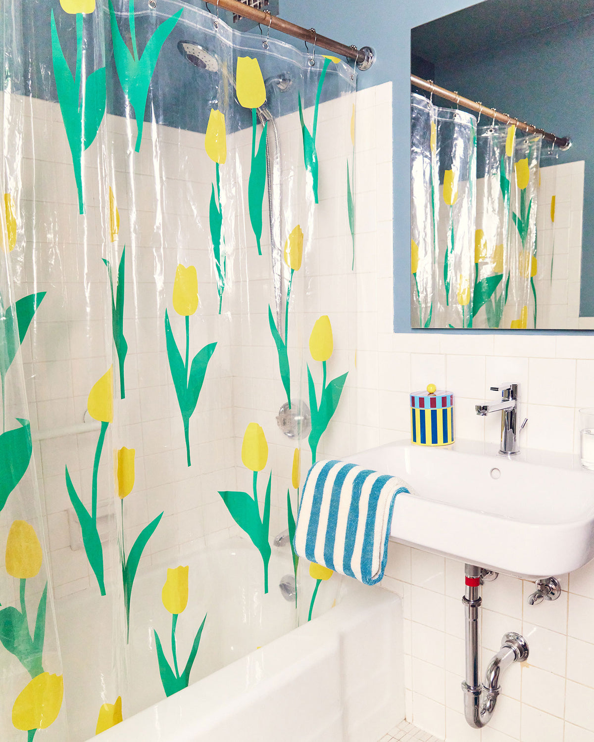 Dusen Dusen Shower Curtain Tulip Shower Curtain | Dusen Dusen