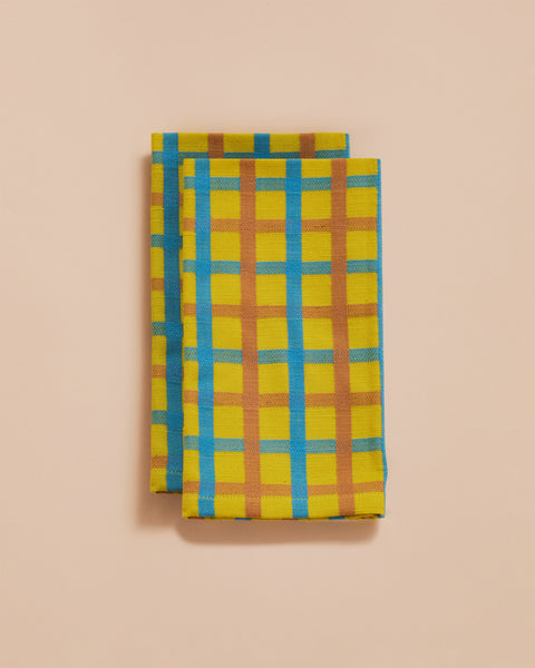 Dusen Dusen | Woven Plaid Napkins Set of 4