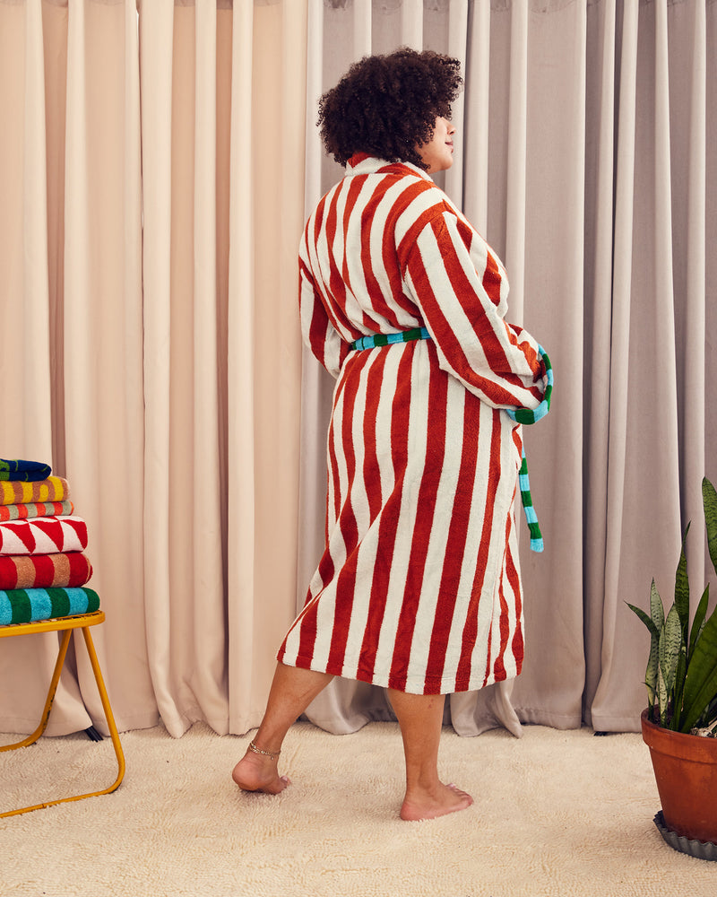 Field Stripe Bathrobe