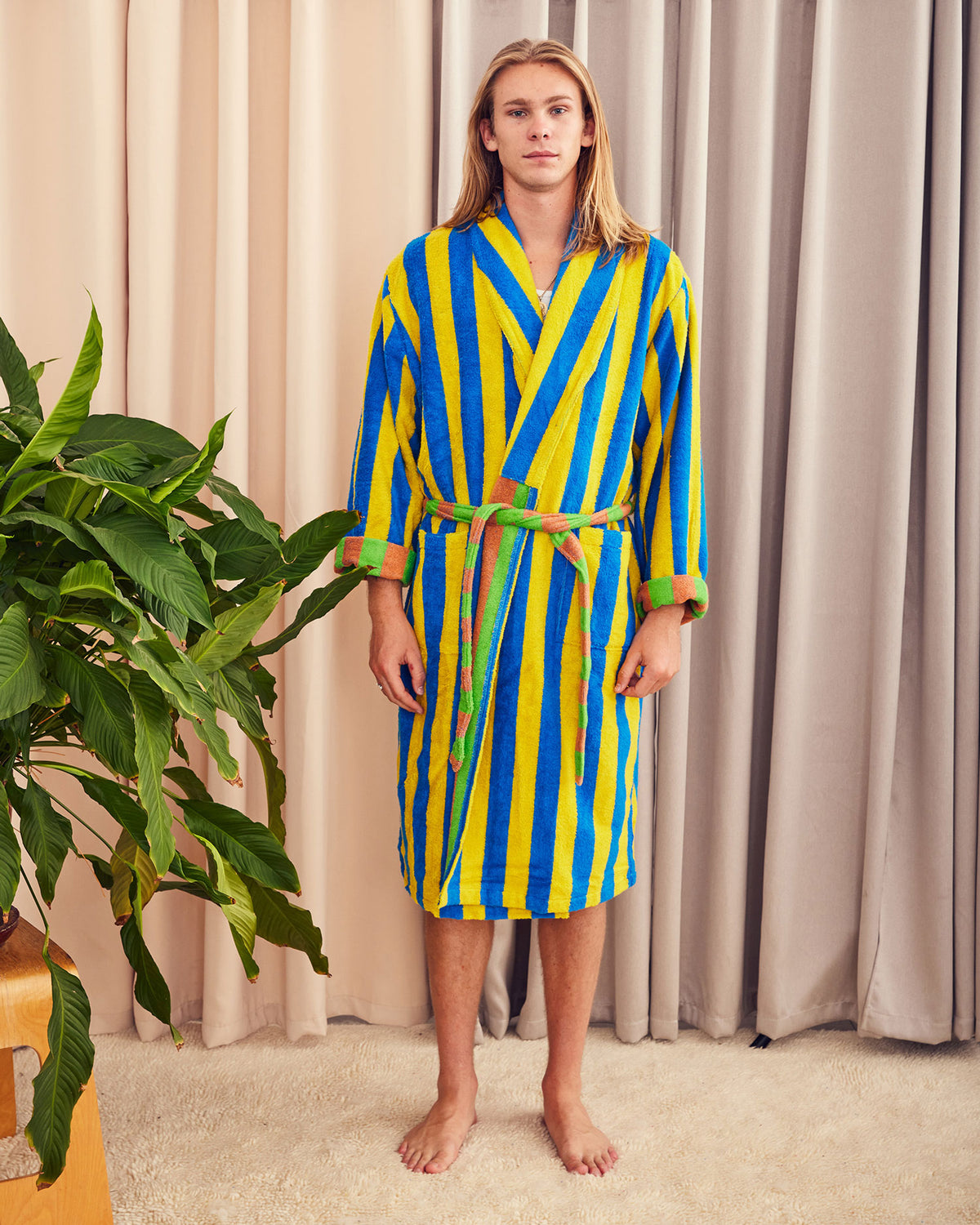 Reef Stripe Bathrobe | Dusen Dusen