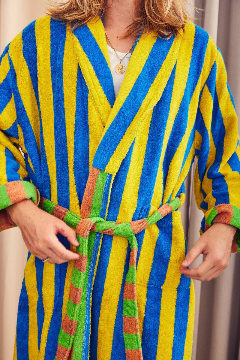 Reef Stripe Bathrobe