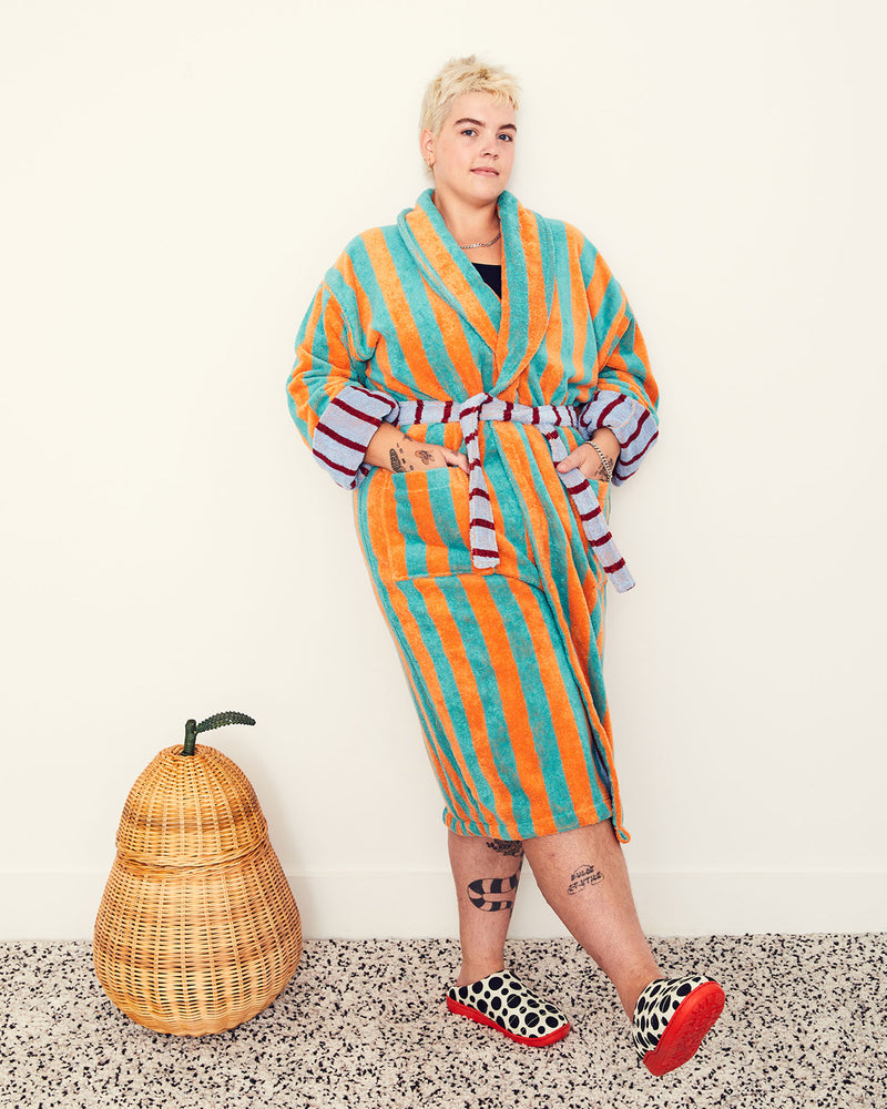 Dusen Dusen Cantaloupe Bathrobe