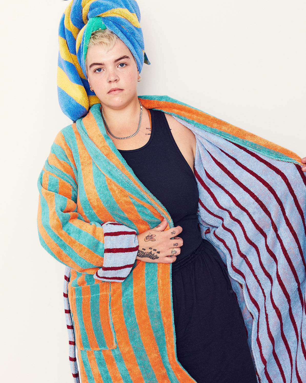 Dusen Dusen Cantaloupe Bathrobe
