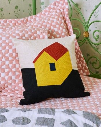 ["Dusen Dusen House Pillow", " This pillow is inspired by the popular medical drama, \"House\"."]