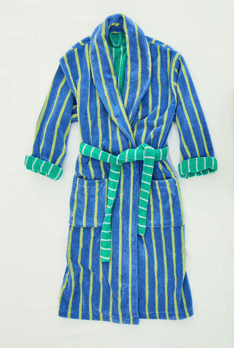 Passion Fruit Stripe Bathrobe