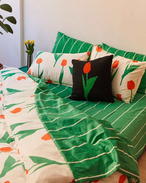 Tulip Duvet Set Full / Queen