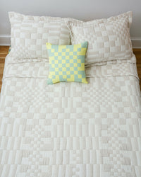 Check Coverlet Set