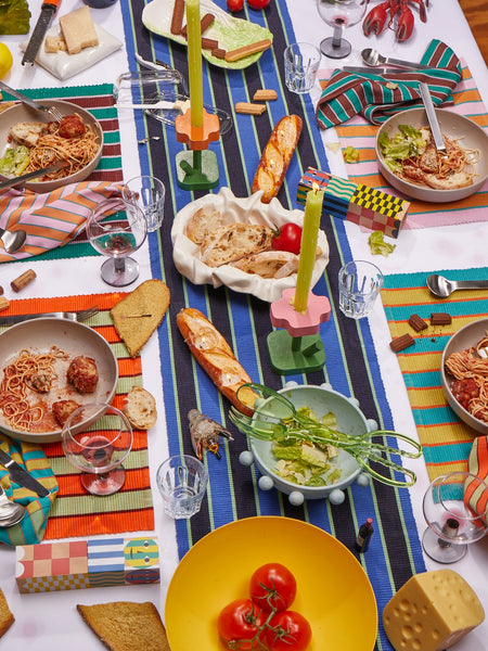Stripe Placemats — 3 of each color